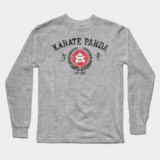 Karate Panda Vintage Long Sleeve T-Shirt